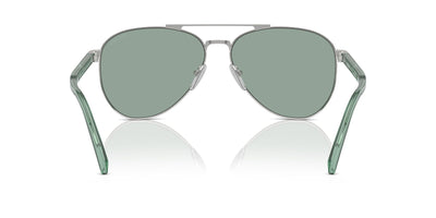 Prada SPR A58 Silver/Petrol Green #colour_silver-petrol-green