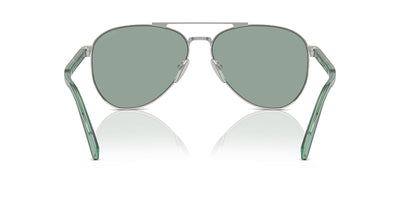 Prada SPR A58 Silver/Petrol Green #colour_silver-petrol-green