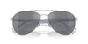 Prada SPR A58 Silver/Dark Grey Flash Silver #colour_silver-dark-grey-flash-silver