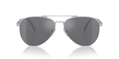 Prada SPR A58 Silver/Dark Grey Flash Silver #colour_silver-dark-grey-flash-silver