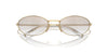 Prada SPR A59 Pale Gold/Clear Gold Mirror Gradient #colour_pale-gold-clear-gold-mirror-gradient