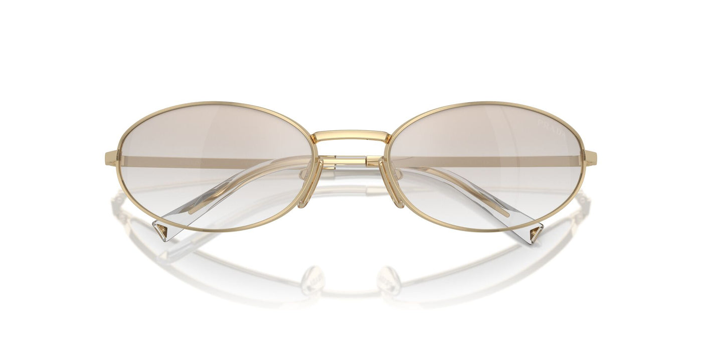 Prada SPR A59 Pale Gold/Clear Gold Mirror Gradient #colour_pale-gold-clear-gold-mirror-gradient