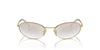 Prada SPR A59 Pale Gold/Clear Gold Mirror Gradient #colour_pale-gold-clear-gold-mirror-gradient