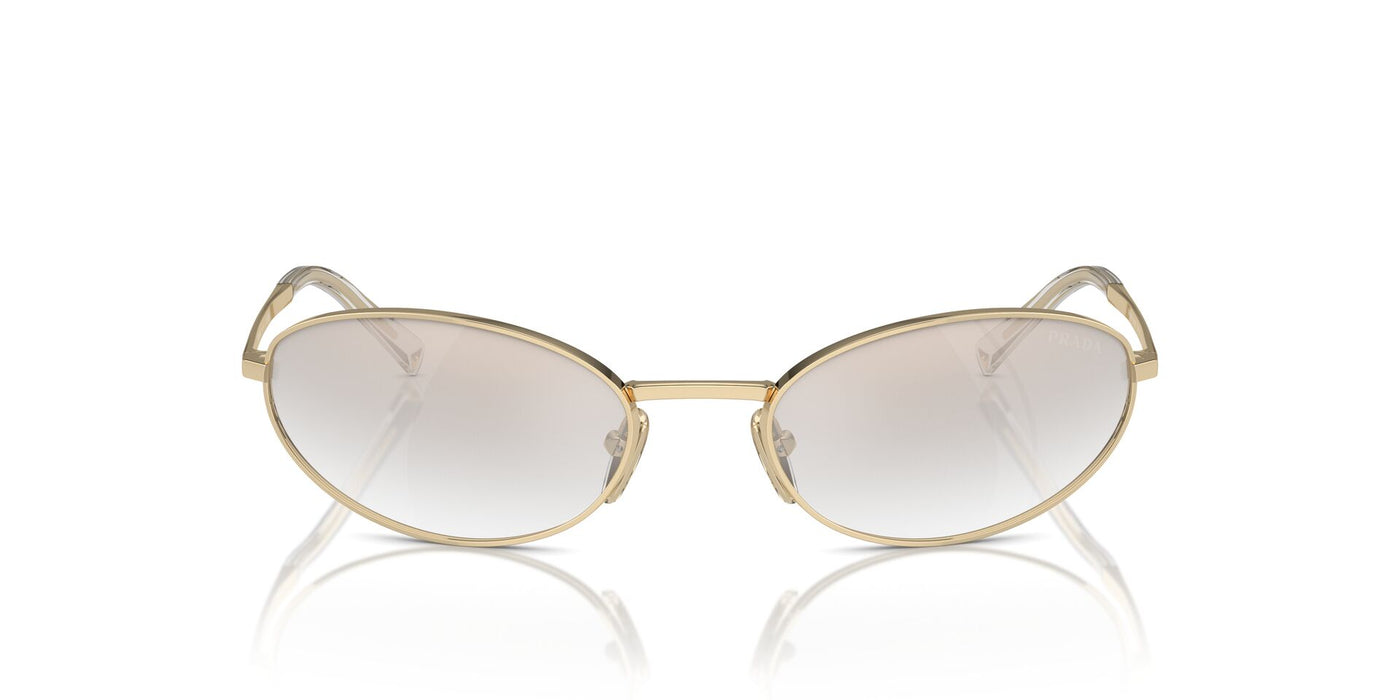 Prada SPR A59 Pale Gold/Clear Gold Mirror Gradient #colour_pale-gold-clear-gold-mirror-gradient