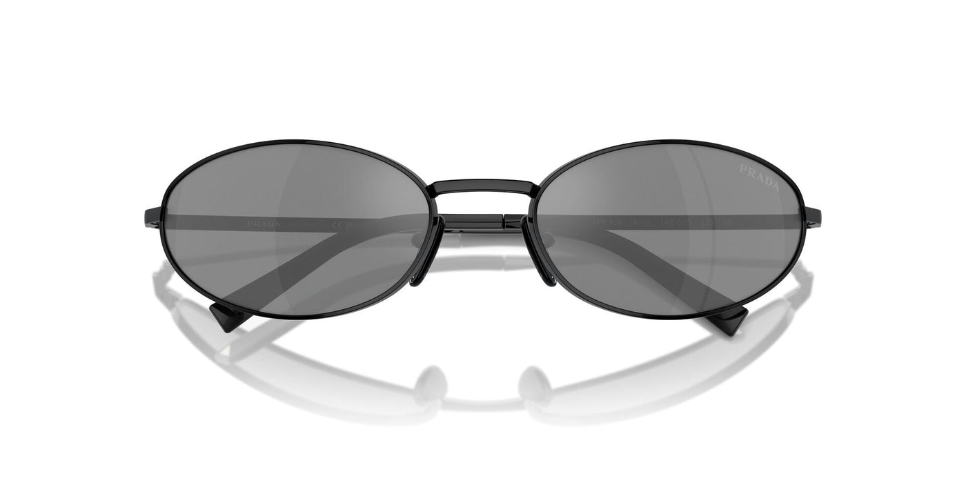 Prada SPR A59 Black/Grey Silver Mirror #colour_black-grey-silver-mirror