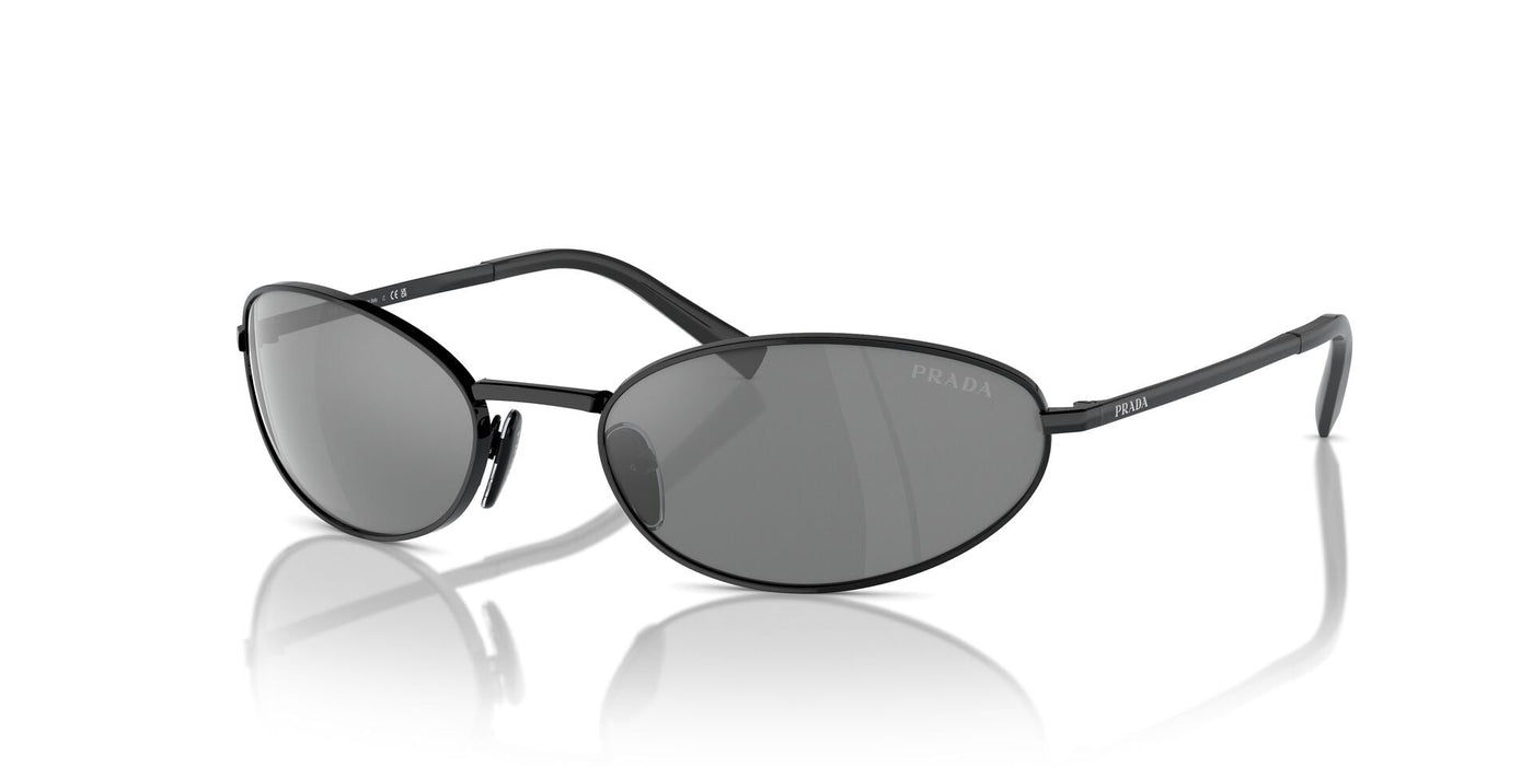 Prada SPR A59 Black/Grey Silver Mirror #colour_black-grey-silver-mirror