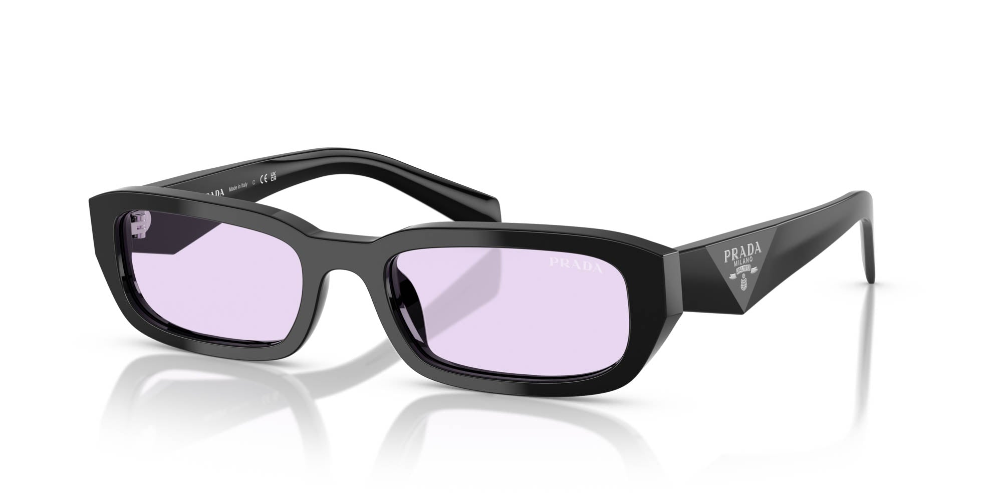 Prada SPR B06 Rectangle Sunglasses | Fashion Eyewear US