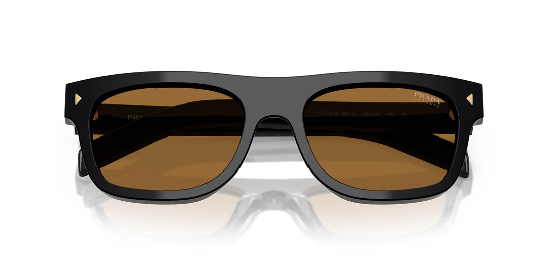 Prada SPR B12 Rectangle Sunglasses | Fashion Eyewear US