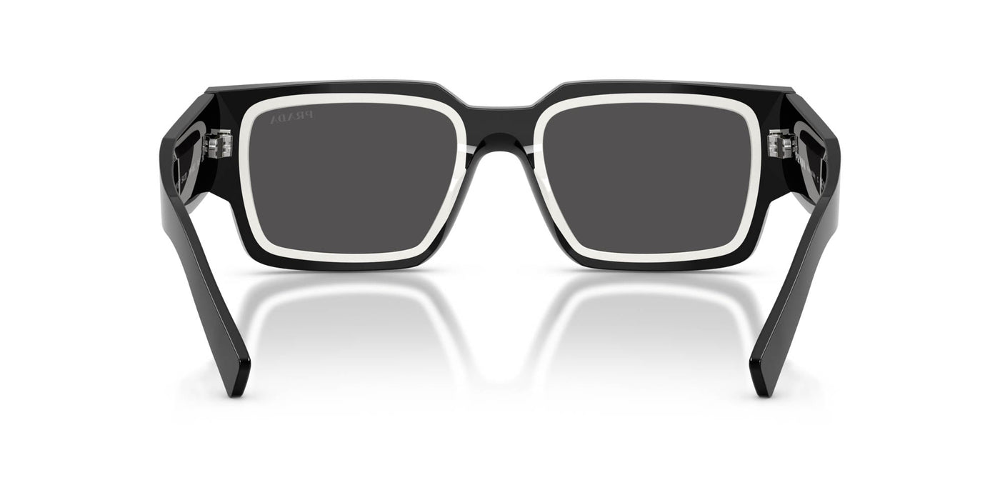 Prada SPR B17 Black-Talc/Dark Grey #colour_black-talc-dark-grey