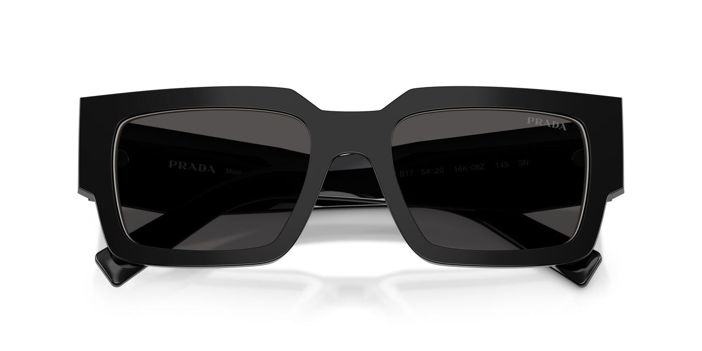 Prada SPR B17 Black-Talc/Dark Grey #colour_black-talc-dark-grey