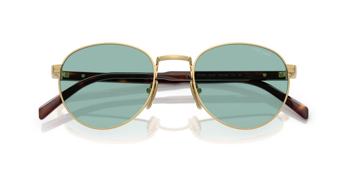 Prada SPR B51 Shiny Gold/Lago #colour_shiny-gold-lago