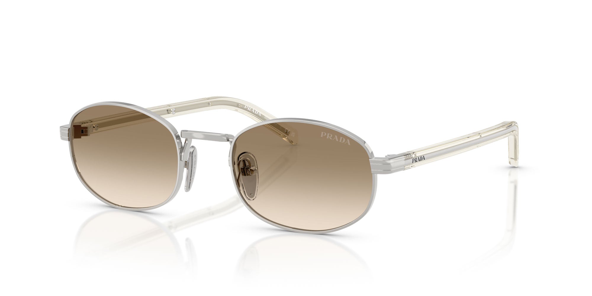 Prada SPR B53 Oval Sunglasses | Fashion Eyewear US