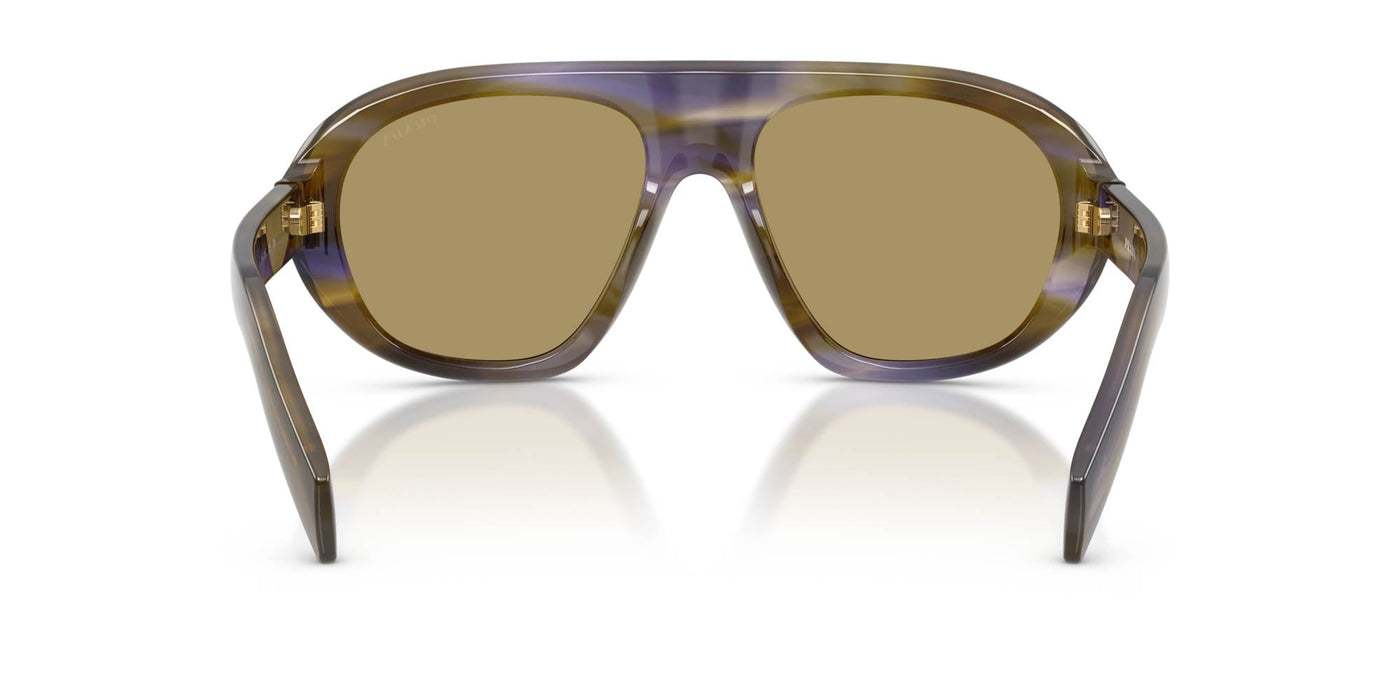 Prada SPR C05 Striped Laguna/Green Olive #colour_striped-laguna-green-olive