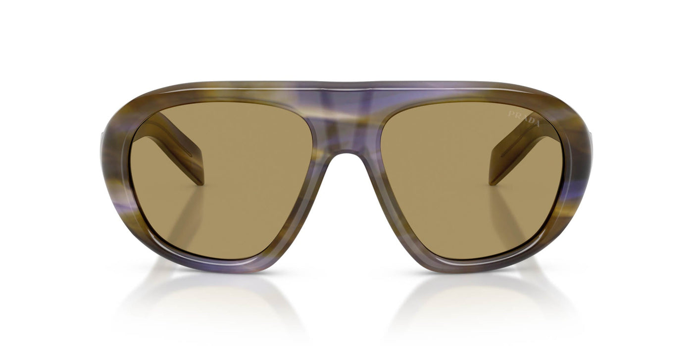 Prada SPR C05 Striped Laguna/Green Olive #colour_striped-laguna-green-olive