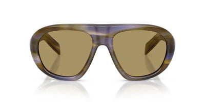 Prada SPR C05 Striped Laguna/Green Olive #colour_striped-laguna-green-olive