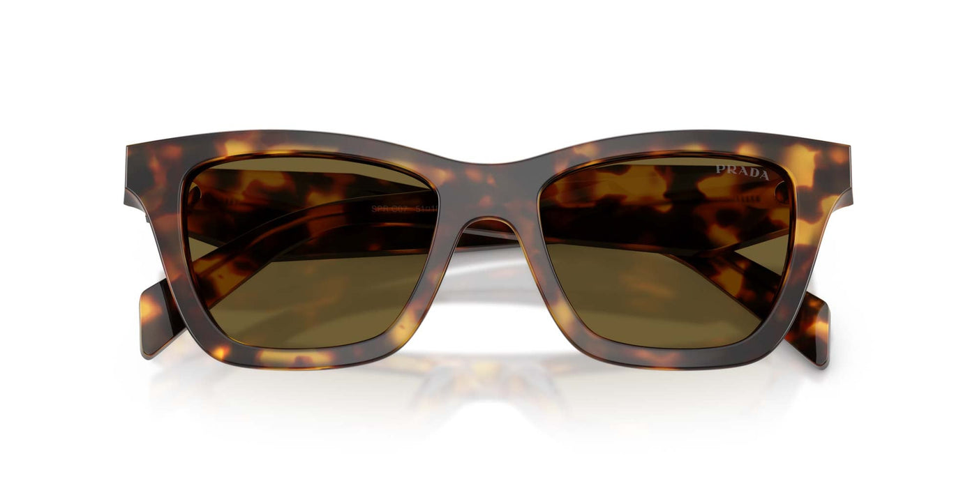 Prada SPR C07 Honey Tortoise/Dark Brown #colour_honey-tortoise-dark-brown