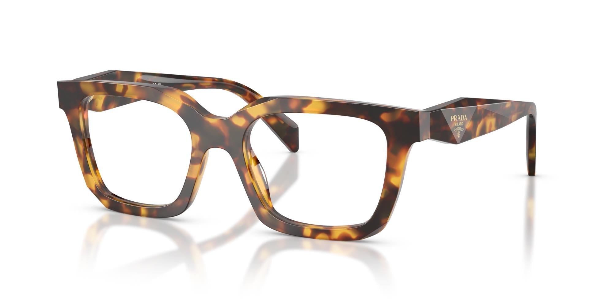 Prada VPR C08 Rectangle Glasses | Fashion Eyewear US