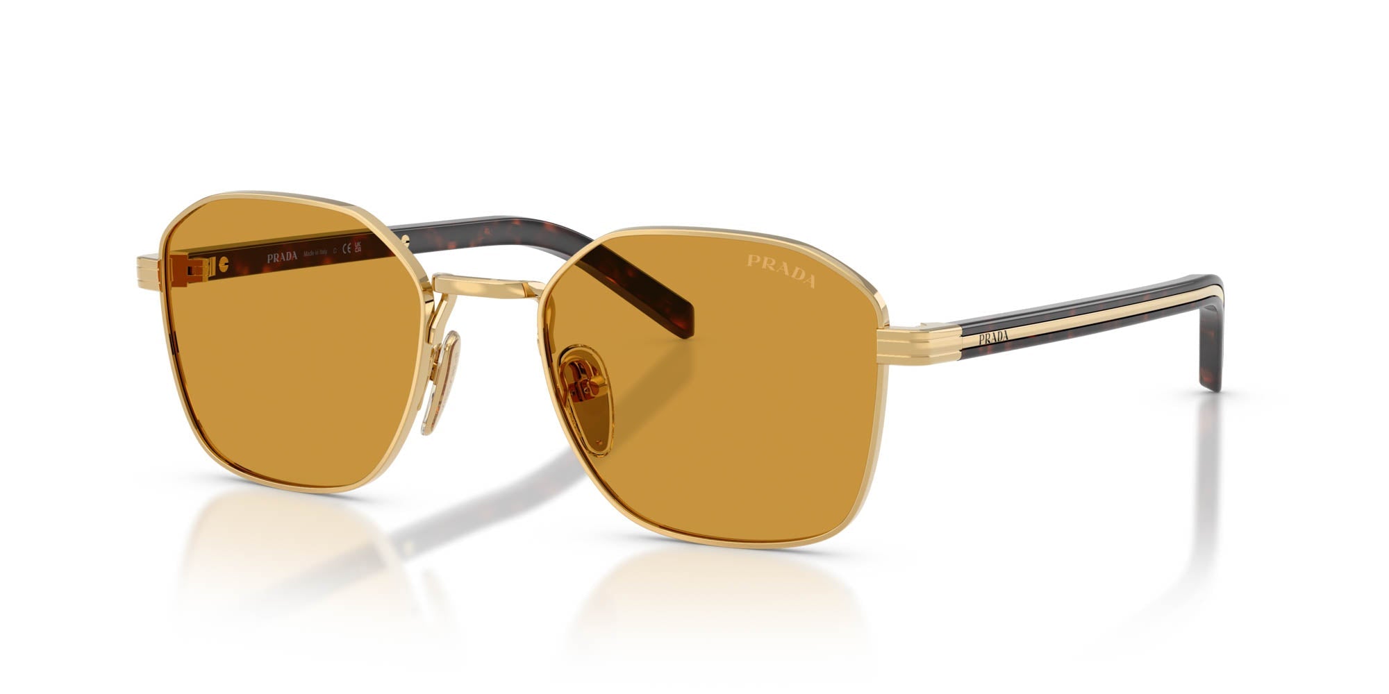 Prada SPR C50 Square Sunglasses | Fashion Eyewear US