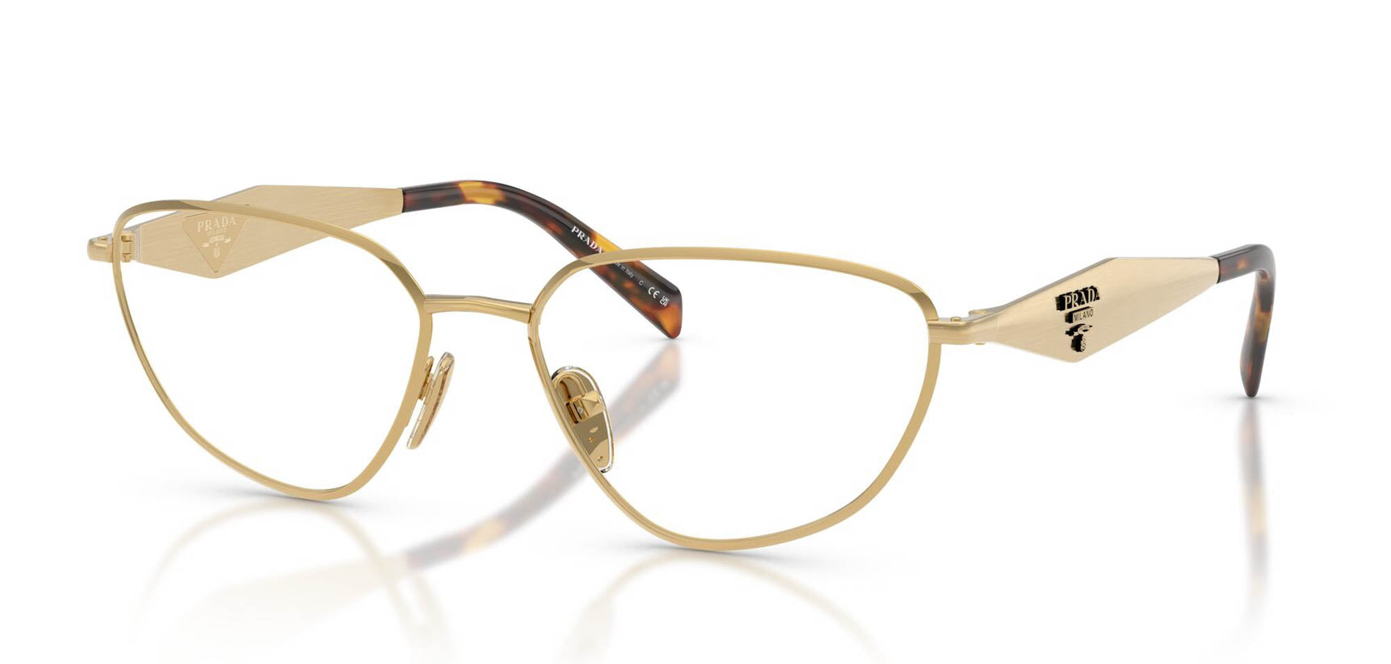 Prada VPRD52 Oval Glasses | Fashion Eyewear US