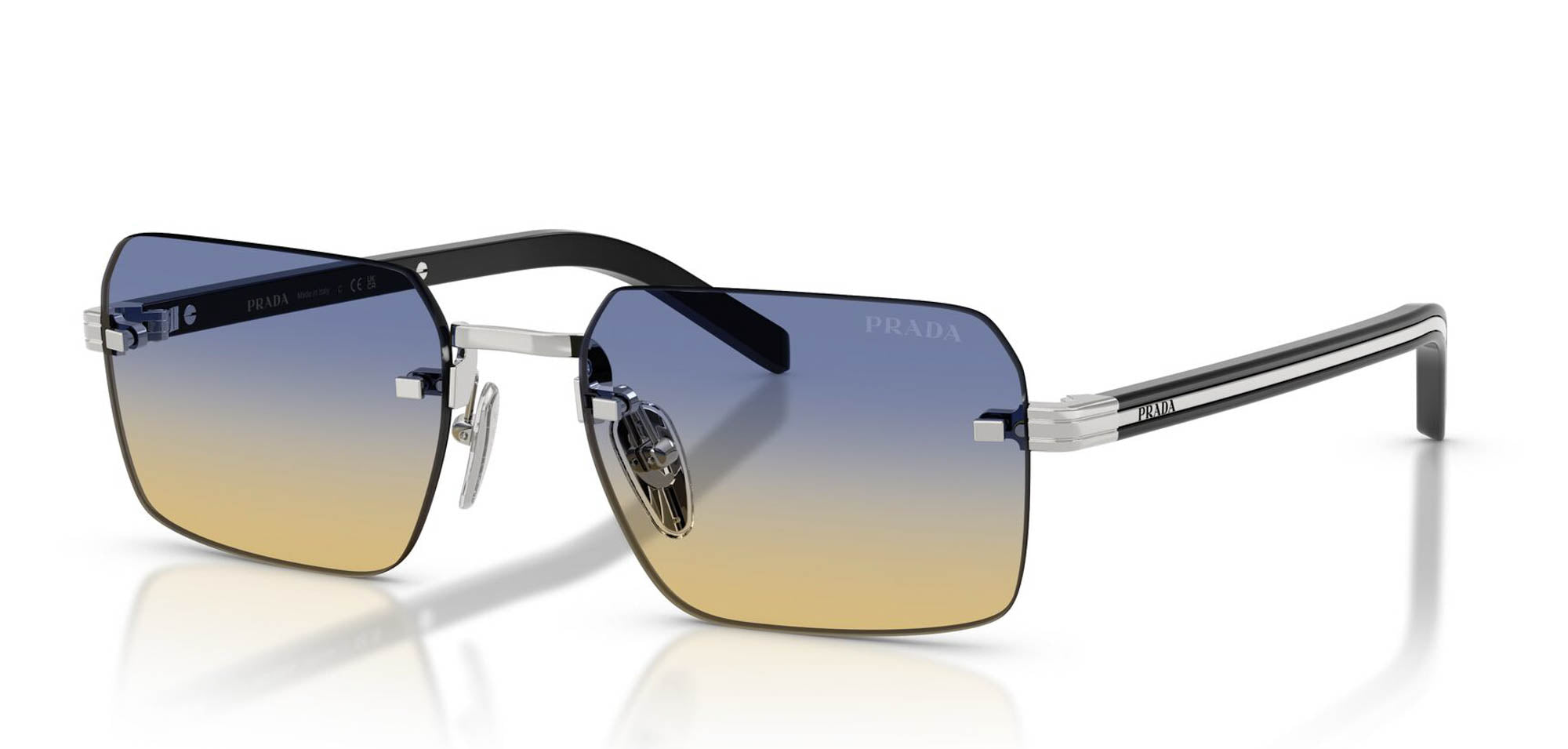 Prada SPR D55 Rectangle Sunglasses | Fashion Eyewear