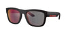 Prada Linea Rossa SPS01Z Black Rubber/Dark Grey Blue/Red Mirror #colour_black-rubber-dark-grey-blue-red-mirror