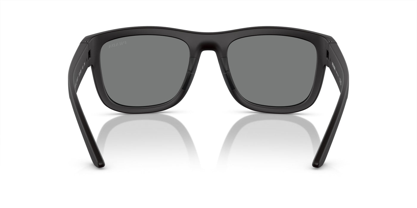 Prada Linea Rossa SPS01Z Black Rubber/Dark Grey Blue/Red Mirror #colour_black-rubber-dark-grey-blue-red-mirror