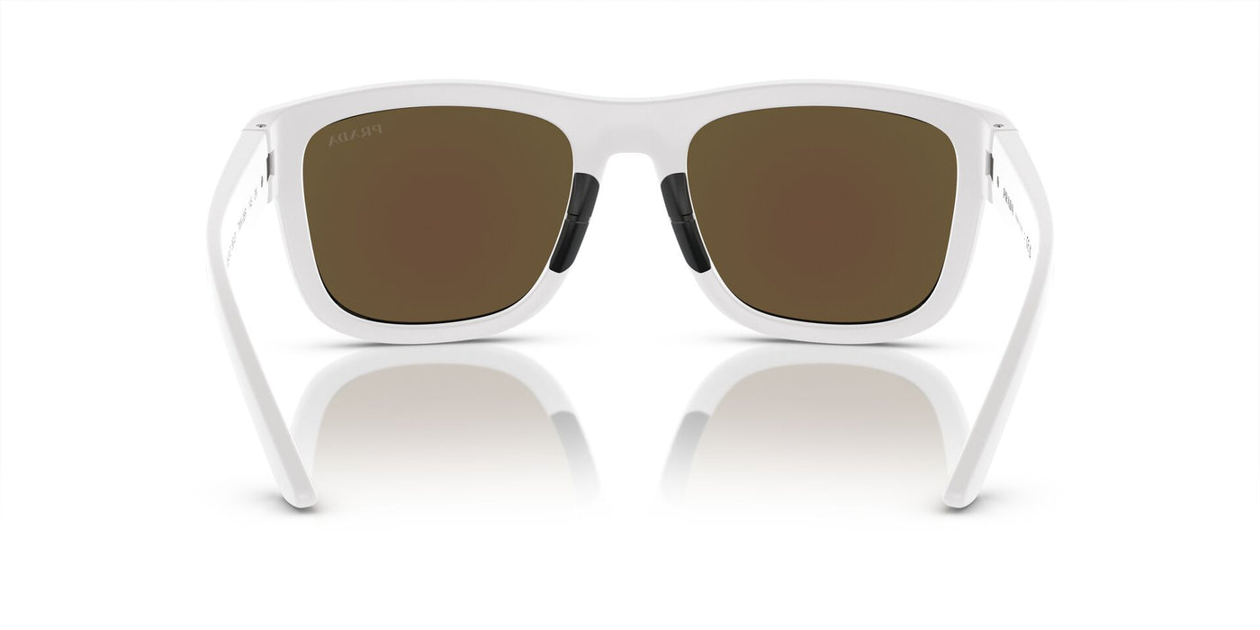 Prada Linea Rossa SPS01Z White Rubber/Light Green Blue Mirror #colour_white-rubber-light-green-blue-mirror