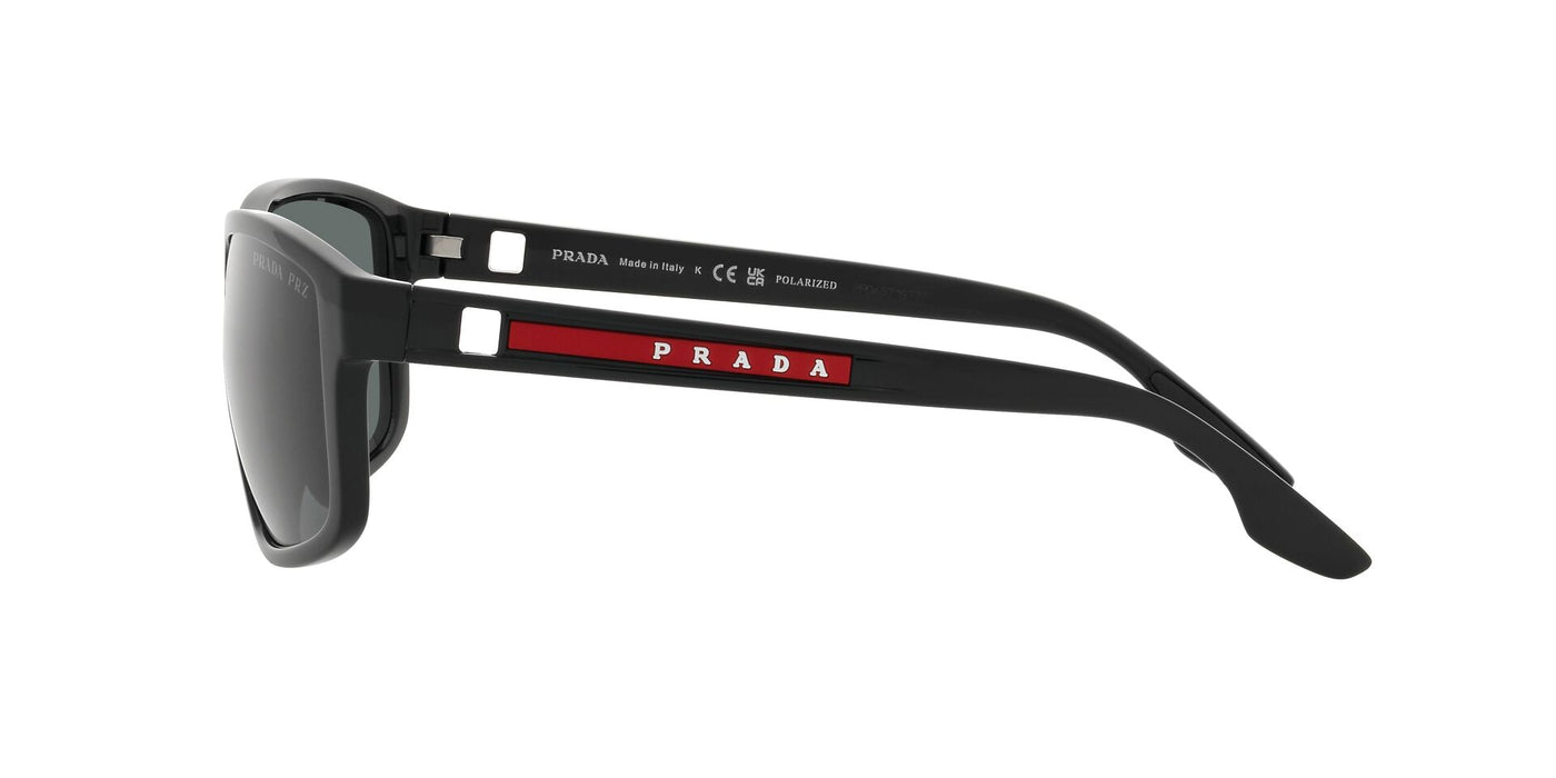 Prada Sport Linea Rossa SPS02X Black/Dark Grey Polarised #colour_black-dark-grey-polarised