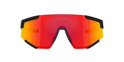 Prada Linea Rossa SPS04W Black Rubber/Brown Orange Mirror #colour_black-rubber-brown-orange-mirror