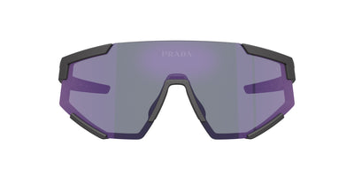 Prada Linea Rossa SPS04W Black Rubber/Dark Blue Violet Mirror #colour_black-rubber-dark-blue-violet-mirror