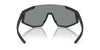 Prada Linea Rossa SPS04W Black Rubber/Dark Blue Violet Mirror #colour_black-rubber-dark-blue-violet-mirror