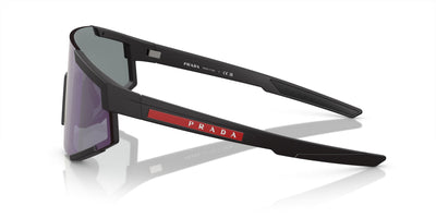 Prada Linea Rossa SPS04W Black Rubber/Dark Blue Violet Mirror #colour_black-rubber-dark-blue-violet-mirror