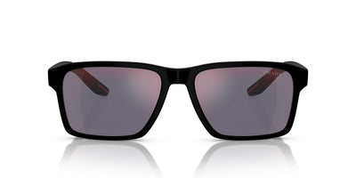 Prada Linea Rossa SPS05Y Matte Black/Dark Grey Red Tuning Mirror #colour_matte-black-dark-grey-red-tuning-mirror