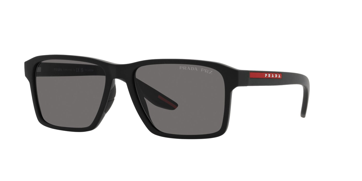 Prada Sport Linea Rossa SPS05Y Black Rubber/Dark Grey Polarised #colour_black-rubber-dark-grey-polarised