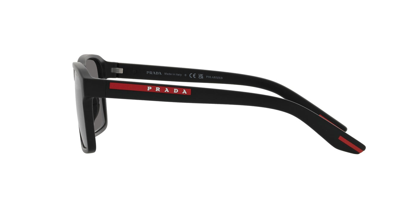 Prada Sport Linea Rossa SPS05Y Black Rubber/Dark Grey Polarised #colour_black-rubber-dark-grey-polarised