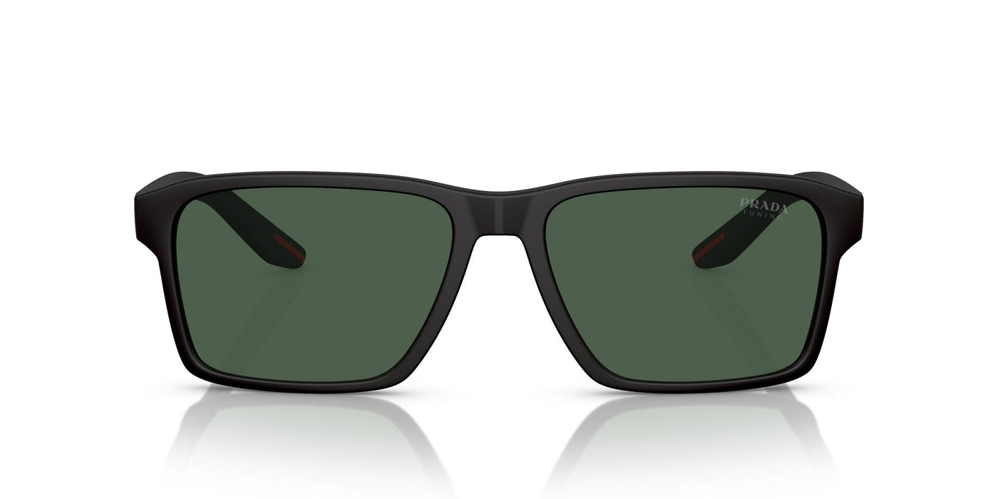 Prada Linea Rossa SPS05Y Black Rubber/Tuning Dark Green #colour_black-rubber-tuning-dark-green