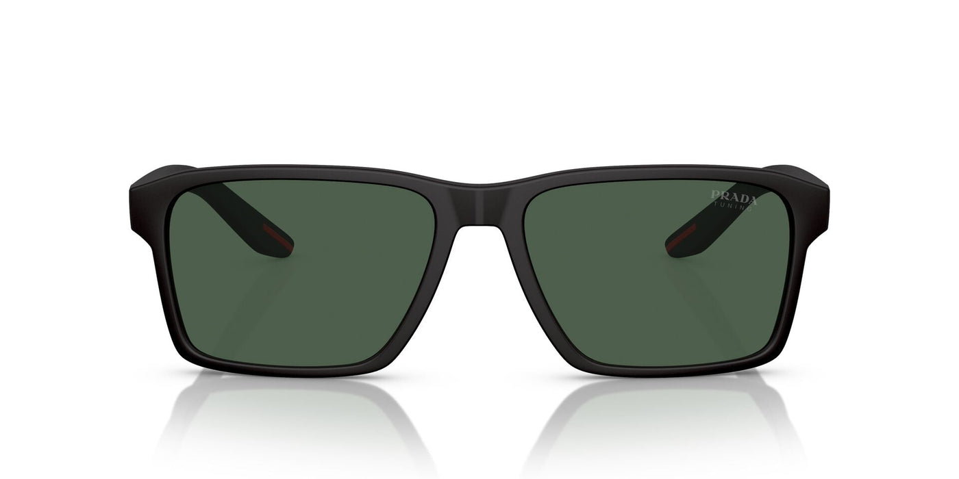 Prada Linea Rossa SPS05Y Black Rubber/Tuning Dark Green #colour_black-rubber-tuning-dark-green