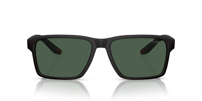 Prada Linea Rossa SPS05Y Black Rubber/Tuning Dark Green #colour_black-rubber-tuning-dark-green