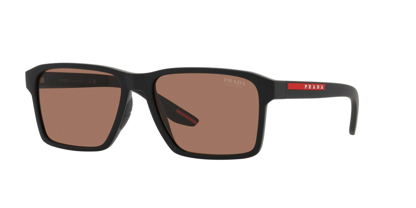 Prada Sport Linea Rossa SPS05Y Black Rubber/Brown Tuning #colour_black-rubber-brown-tuning