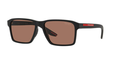 Prada Sport Linea Rossa SPS05Y Black Rubber/Brown Tuning #colour_black-rubber-brown-tuning