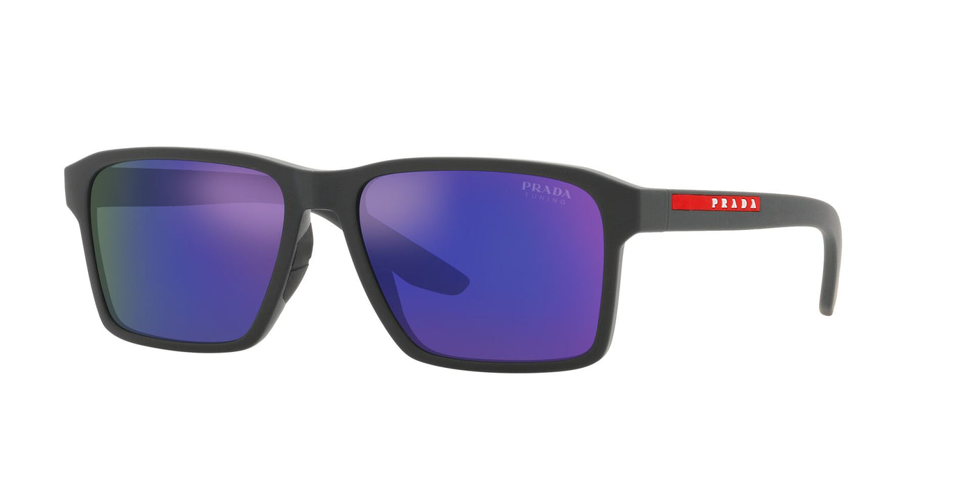 Prada Sport Linea Rossa SPS05Y Grey Rubber/Dark Blue Violet Mirror #colour_grey-rubber-dark-blue-violet-mirror