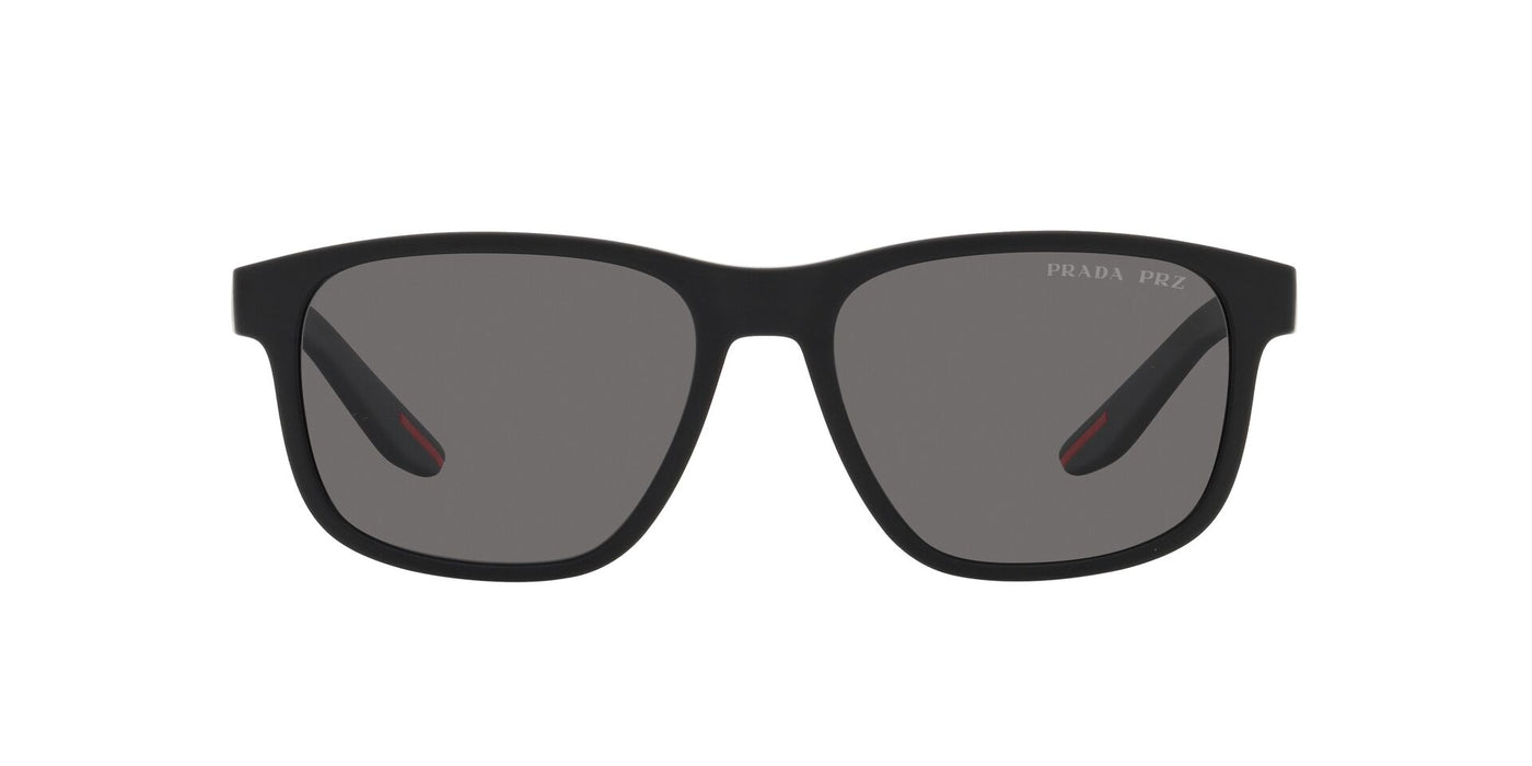 Prada Sport Linea Rossa SPS06Y Black Rubber/Dark Grey Polarised #colour_black-rubber-dark-grey-polarised