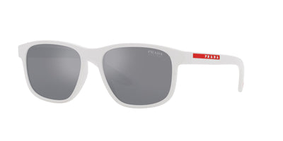 Prada Sport Linea Rossa SPS06Y White Rubber/Light Blue Silver Mirror #colour_white-rubber-light-blue-silver-mirror