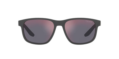 Prada Sport Linea Rossa SPS06Y Grey Rubber/Drak Grey Red Tuning Mirror #colour_grey-rubber-drak-grey-red-tuning-mirror