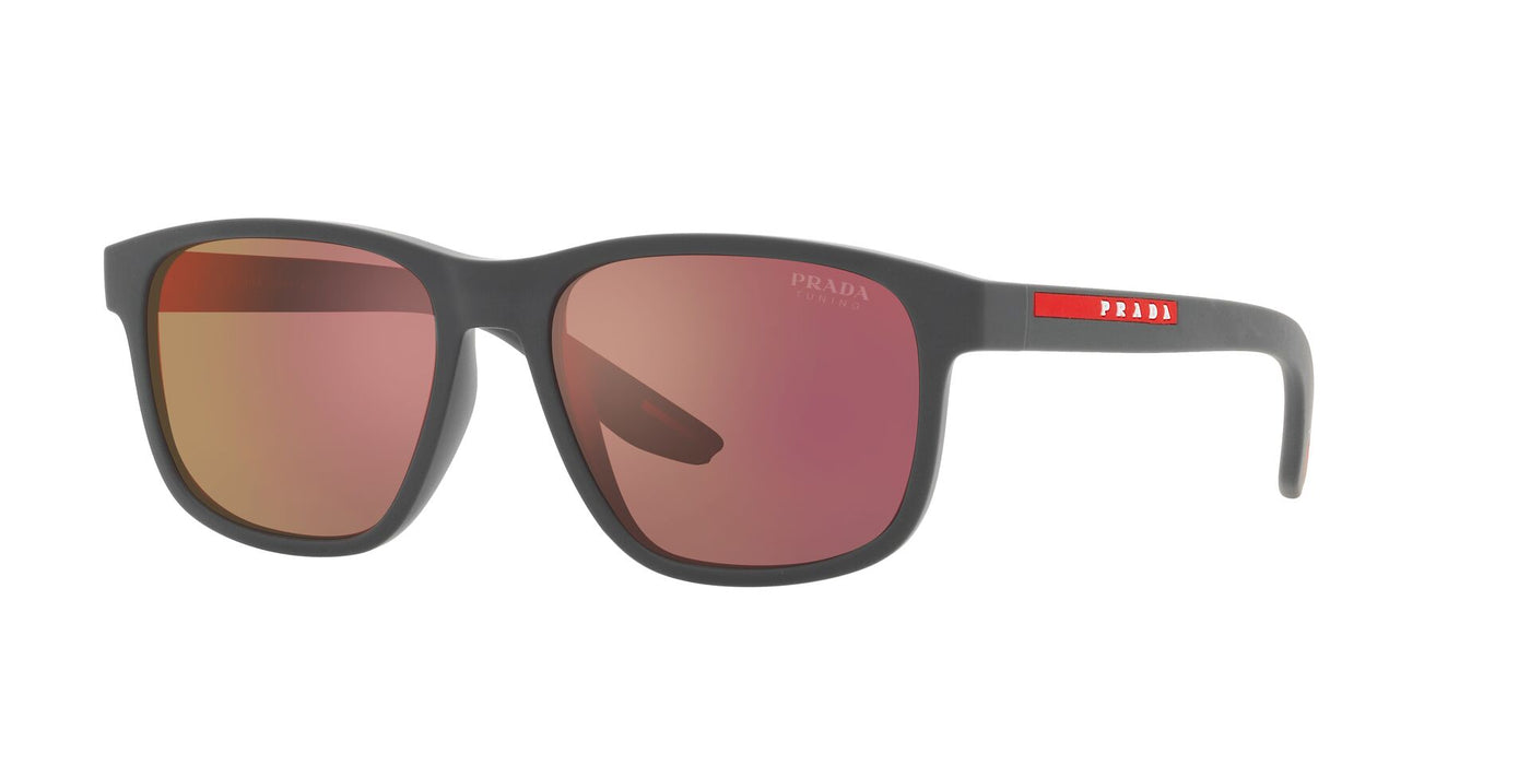 Prada Sport Linea Rossa SPS06Y Grey Rubber/Drak Grey Red Tuning Mirror #colour_grey-rubber-drak-grey-red-tuning-mirror