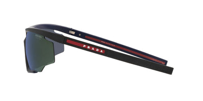 Prada Sport Linea Rossa SPS07Y Matte Blue-Black Rubber/Dark Blue Violet Tuning Mirror #colour_matte-blue-black-rubber-dark-blue-violet-tuning-mirror