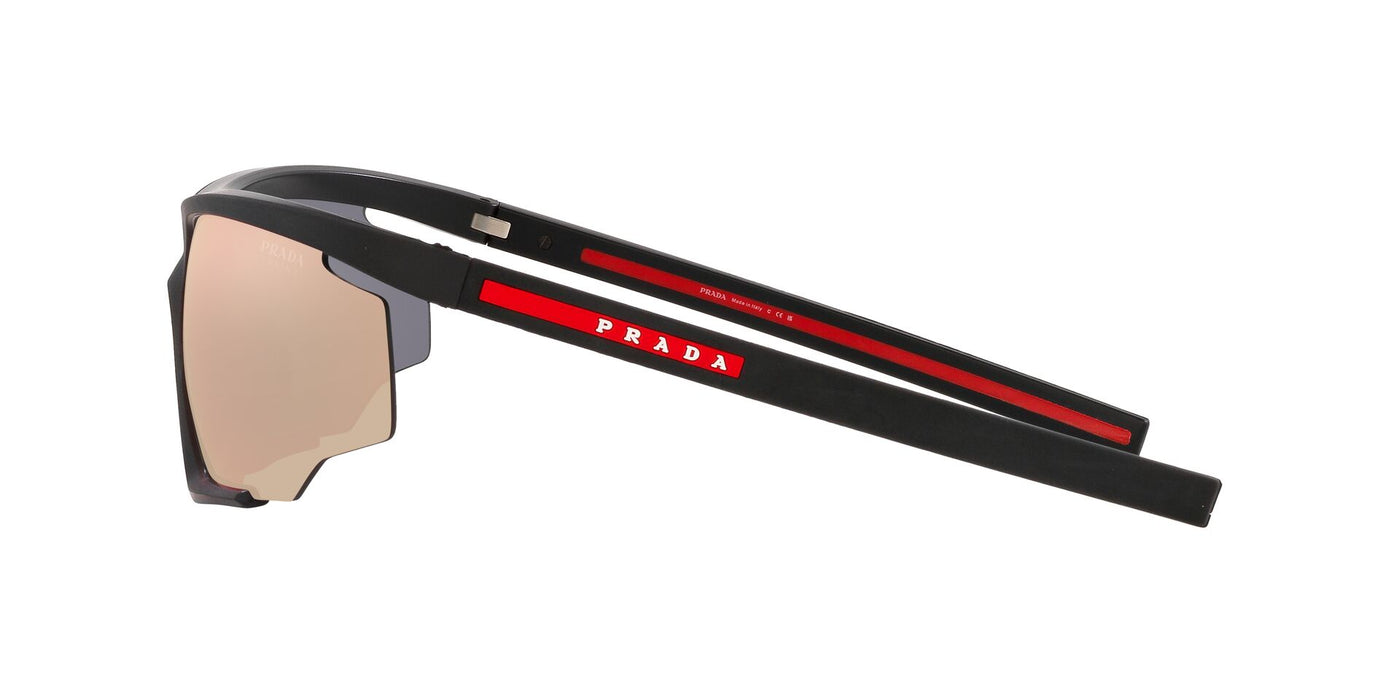 Prada Sport Linea Rossa SPS07Y Matte Black-Black Rubber/Dark Grey Orange Tuning Mirror #colour_matte-black-black-rubber-dark-grey-orange-tuning-mirror