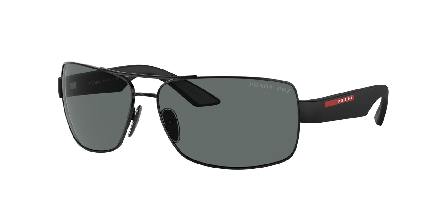 Prada Linea Rossa SPS50Z Black/Dark Grey Polarised #colour_black-dark-grey-polarised