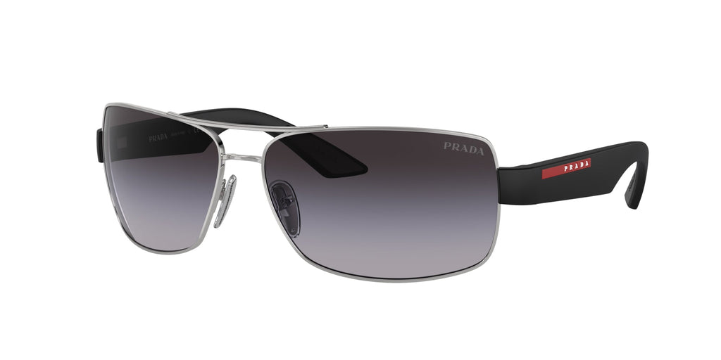 Prada Linea Rossa SPS50Z Silver/Grey Gradient #colour_silver-grey-gradient