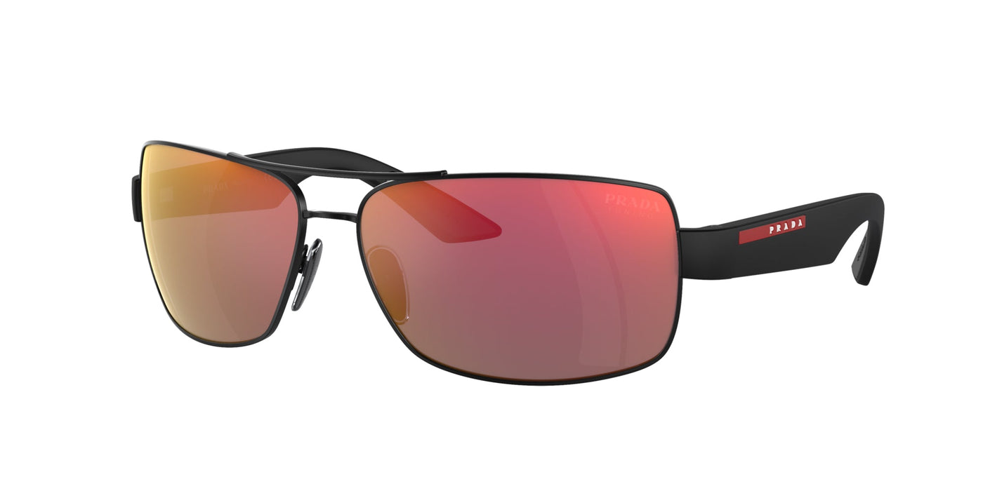 Prada Linea Rossa SPS50Z Matte Black/Dark Grey Orange #colour_matte-black-dark-grey-orange